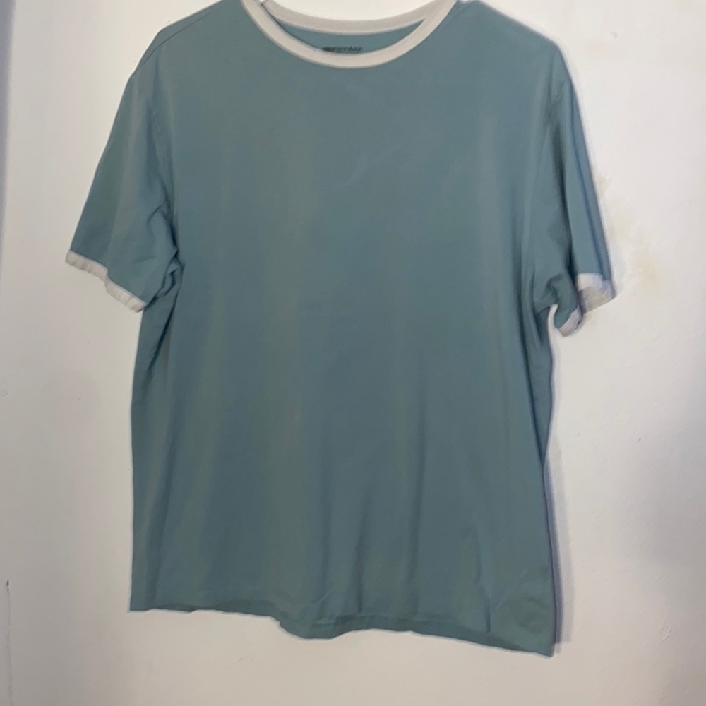 Basic Teal Men Shirt